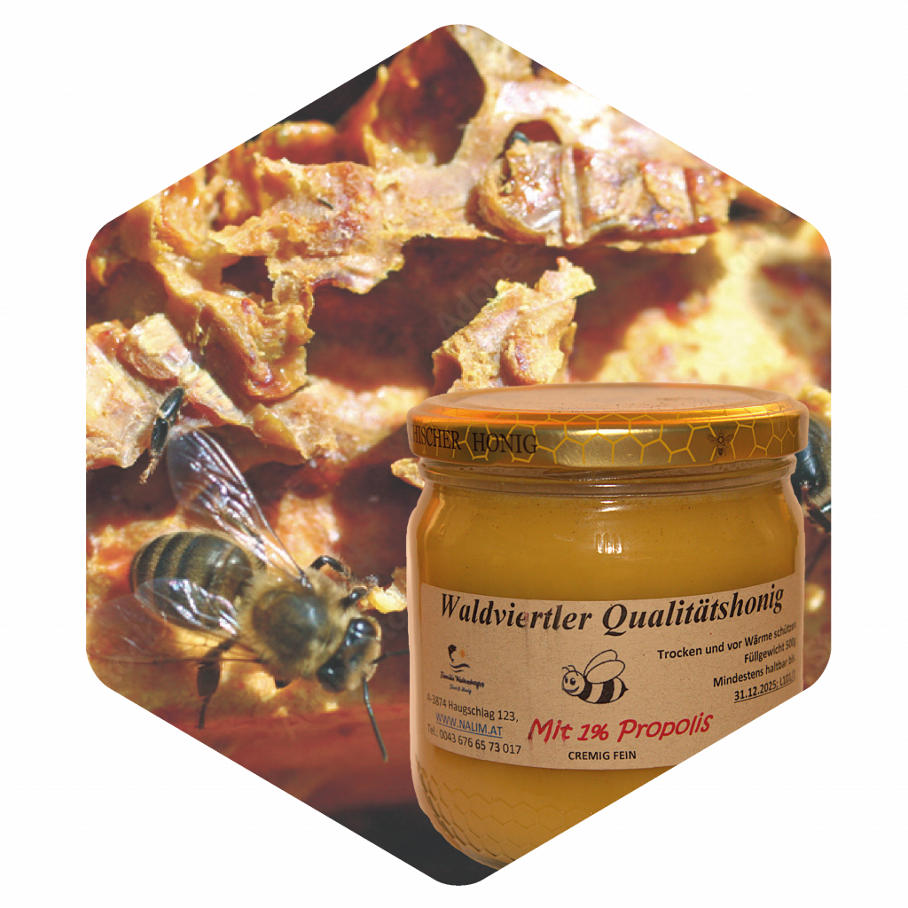 Cremehonig mit Propolis